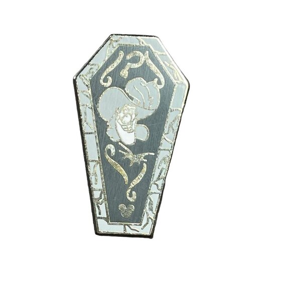 Disney Jewelry - Disney Captain Hook Trading Pin Peter Pan Villain Silver Coffin Lapel Pin Brooch